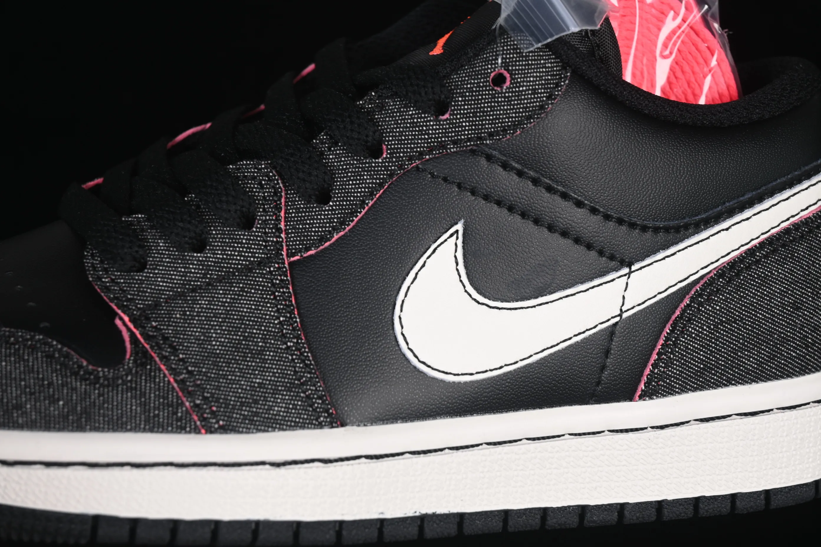 All categories Air Jordan Jordan series basketball shoes Air Jordan 1 Low Air Jordan 1 Low AJ1 Joe 1 black denim low-top cultural casual sneakers IR0842-010